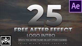 Best 25 New and Unique Logo Intro After Effects Template Free Download  Copyright Free [upl. by Gurias]