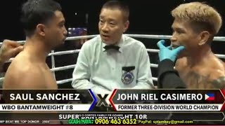 Casimero vs Sanchez FULL FIGHT HIGHLIGHTS Saul Sanchez 1st Round KNOCK OUT [upl. by Fregger440]