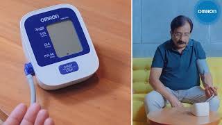 How to Use Omron HEM 7124  Digital Blood Pressure Monitor amp sync with Omron Connect App [upl. by Groh]