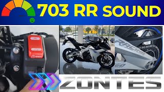 2024 Zontes 703 RR Motorcycle SOUND At Zontes Factory In China 🔥✅ Zontes703RR [upl. by Boffa]