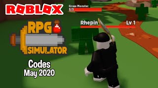 Roblox RPG Simulator Codes May 2020 [upl. by Dibrin150]