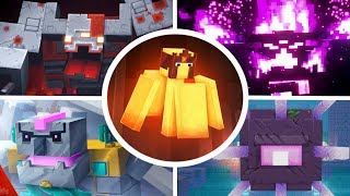 Minecraft Dungeons Season 2  All Bosses  All DLC Bosses [upl. by Sarkaria]