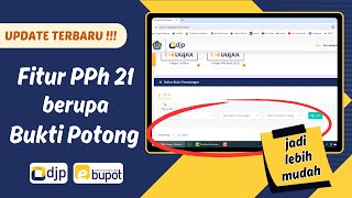 UPDATE TERBARU  PPh 21 berupa Bukti Potong Via DJP Online Karyawan atau Orang Pribadi [upl. by Nohcim]