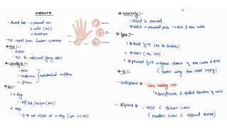 SCAPHOID FRACTURE NOTES ONE PAGE NOTES  ORTHOPAEDICS  4TH PROFF  MBBS [upl. by Ihtak205]