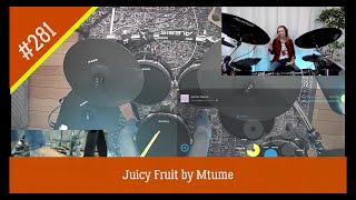 AnnasDrums 👱🏼‍♀️🥁🤘🏼  Melodics drums cover 281  Juicy Fruit by Mtume Beginner [upl. by Alage]