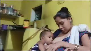 beautiful mom breastfeeding  desi breastfeeding vlog 2024  breastfeeding breastfeeding4k [upl. by Nylarad]