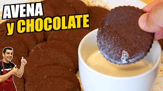 🍪 Galletas de AVENA y CHOCOLATE  ¡Receta Deliciosa para Consentirte 😋👌 Receta  971 [upl. by Randie880]