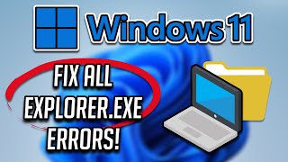 How to Fix All ExplorerExe Errors in Windows 11 Tutorial [upl. by Elna]