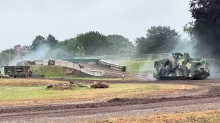 Tankfest 2024 “WW1 battle Reenactment”  The First Tanks  Mark IV and A7V [upl. by Clementina]