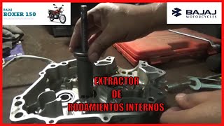 COMO SACAR RODAMIENTOS INTERNOS BAJAJ BOXER 150 BM [upl. by Iridis549]