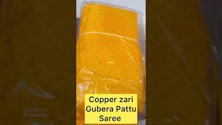 Copper zari pattu saree saree coppersaree guperapattusaree [upl. by Agostino]