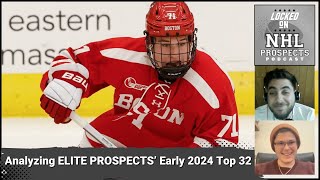 Dobber Prospects Scouts Break Down Elite Prospects Top 32 2024 NHL Draft Rankings Pt 1 [upl. by Adnawyek595]