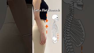 Get a Flat Stomach with Better Posture✨ [upl. by Bore]