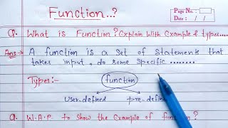 Function in c programming  add two numbers using function in c  function programs in c [upl. by Gnoh]