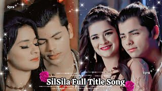 Silsila Full Song  Silsil Full Title Song  Aladdin Naam Tho Suna Hoga [upl. by Meggi]