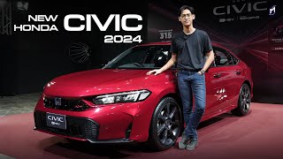 เอาที่สบายใจ New Honda Civic 2024 คาด 103  123 ลบ [upl. by Liana]