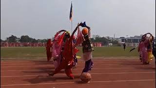 girlsampboys dance progr guru nanak girls inter College Varanasi performance dance 68th state cer [upl. by Partridge]