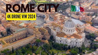 Rome Cultural City Drone Shot  Basilica  3D world Explorer [upl. by Ruenhcs]