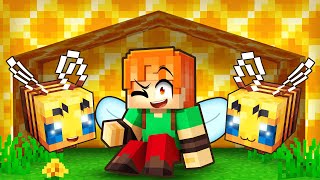 Adopté par Des ABEILLES sur Minecraft  🐝 [upl. by Airol]