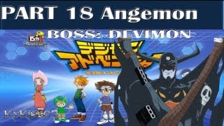 Digimon Adventure PSP  Walkthrough P18  quotDigievo Angemon BOSS Devimonquot [upl. by Eilahtan]