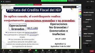 PRORRATA DEL CRÉDITO FISCAL DE IGVAGOSTO 2028 [upl. by Lednahc88]