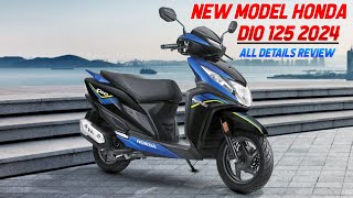 2024 Honda Dio 125cc Honda Dio new model 2024 all colours review [upl. by Nelak]