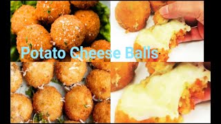 Potato Cheese Ballsvery tasty yummy 😋🤤 and cheesyeasy methodless ingredients and quick recipe [upl. by Elylrac]