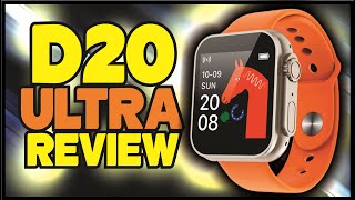 ELE VOLTOU Smartwatch D20Y68 Agora na Versão ULTRA 2023  REVIEW DETALHADO [upl. by Raffaj]