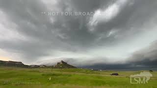 06212023 Chugwater WY  Storm Structure and Lowering Small Hail and Wind [upl. by Eizdnil]