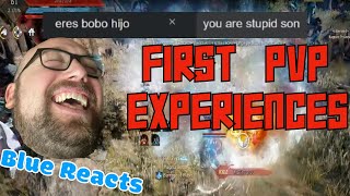 First PvP Experiences in BDO  New PvP Experiences in Black Desert Online Blue Reacts [upl. by Ennaitsirhc]