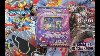 Decimating Black Dragon Unboxing  Buddyfight X Trial Deck [upl. by Enilhtak]