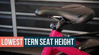 How to Lower Seat Height on Tern EBikes [upl. by Trbor]