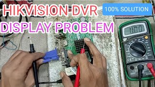 Hikvision dvr no display problem 100 solution  hikvision dvr some time display onoff [upl. by Oletha841]