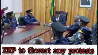 Zimbabwe police warns those who want to protest in the SADC Summit to be held in Zimbabwe [upl. by Akemet]