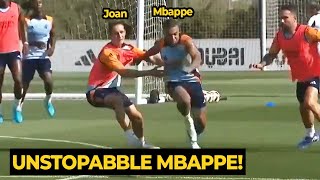 Mbappe toying Joan Martinez during Real Madrid first training  Football News Today [upl. by Ariuqahs]