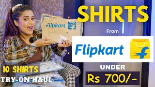 All new FLIPKART SHIRTS Haul 👔  Formal Casual  Stylish  Tryon  Honest Review  gimaashi [upl. by Havens]