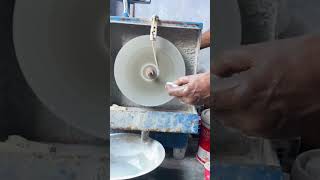 giving heart shape for Cabochon making 💜 crystals cabochonmaking crystals gemstone tiktok [upl. by Stedman297]