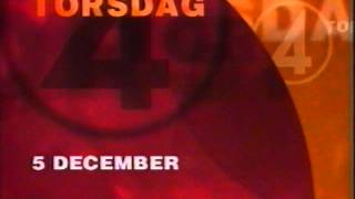 TV4 Sändningsavslutning 19961205 [upl. by Nalra]