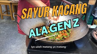 Tumis Kacang Panjang dan Tempe Gembozzz [upl. by Hamrah400]