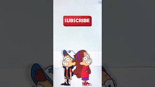 Which one is real face of mabel pines and dipper pines  gravityfalls shorts art [upl. by Leehar]