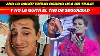 ¿No lo pagó Emilio Osorio usa un traje y no le quita el tag de seguridad🫣👔 [upl. by Shanney148]