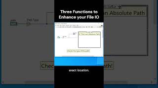 Ep018 Three Functions to Enhance your File IO labview [upl. by Ahlgren]