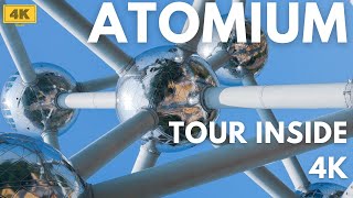 The Atomium  Brussels  Belgium  Tour Inside [upl. by Nyrrad]