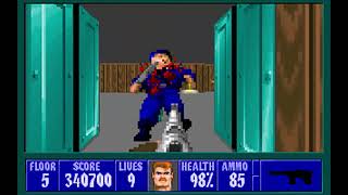 Super Shareware Wolf 2 The Extra Levels  LevelNiveau 5 [upl. by Annoyk]