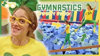 Gymnastics and Games with Brecky Breck  Videos for Toddlers [upl. by Frances]