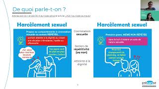 Webinaire quotComment prévenir le sexisme et le harcèlement sexuel en entreprise quot [upl. by Ludlow834]