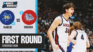 Gonzaga vs McNeese  First Round NCAA tournament extended highlights [upl. by Carlotta]