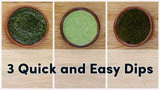 Three quick and easy dips or marinade recipe to cook at home [upl. by Ial442]