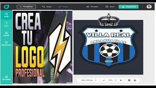 Como crear un logo para empresa  canal youtube  futbol [upl. by Drooff476]