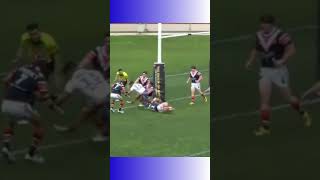 Fahmy Toilalo Otahuhu try for Bulldogs in Jersey Flegg KiwiNRL [upl. by Fredric878]